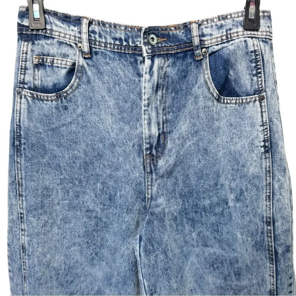 Mid Rise Wide Leg Barrel Jeans Size Large - Very J - NWT - Picture 8 of 12